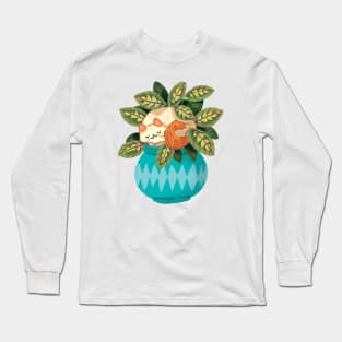 Calico in plant Long Sleeve T-Shirt